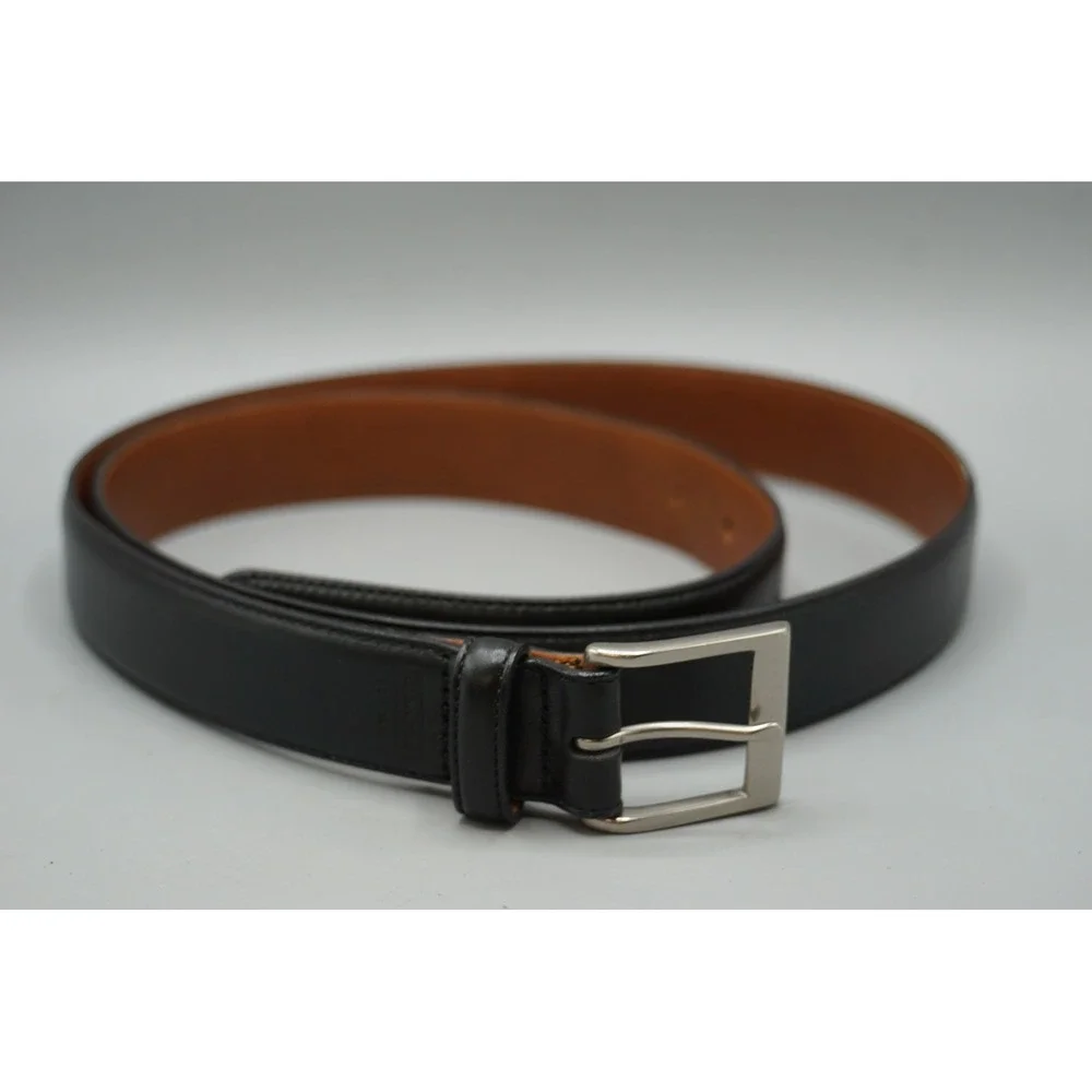 Coach Mens Black Calfskin Leather Belt Made in Italy 42 105cm 5953